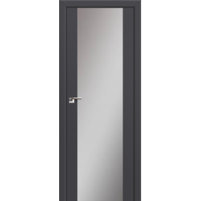Двери остекленные Profildoors Серия U модерн, модель 8U, Антрацит, зеркальный триплекс