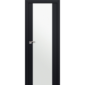 Profildoors Серия U модерн, модель 8U, Черный, Белый триплекс