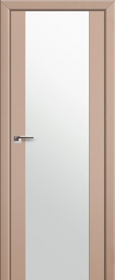Profildoors Серия U модерн, модель 8U, Капучино, Белый триплекс