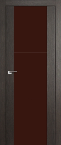 Profildoors Серия X модерн, модель 22Х, Lacobel коричневый лак