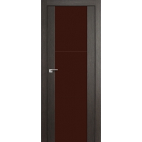 Двери в зал Profildoors Серия X модерн, модель 22Х, Lacobel коричневый лак