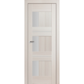Двери коричневые Profildoors Серия X модерн, модель 35Х, белый триплекс