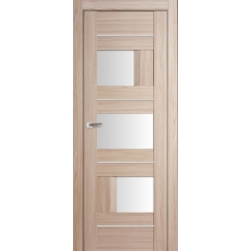 Двери коричневые Profildoors Серия X модерн, модель 39Х, белый триплекс 
