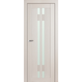 Двери частично остекленные Profildoors Серия X модерн 40Х ЭшВайт Мелинга Стекло Матовое