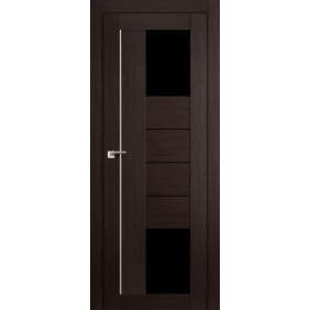 Двери Капучино Profildoors Серия X модерн, модель 43Х, черный триплекс