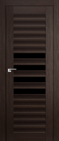 Profildoors Серия X модерн, модель 55Х, чёрный триплекс