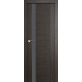 Двери коричневые Profildoors Серия X модерн, модель 62Х, lacobel серебро лак