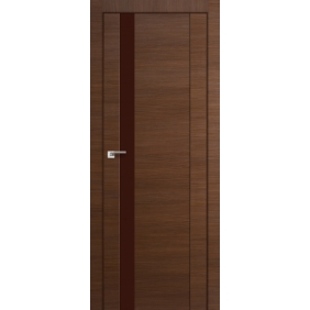 Двери в зал Profildoors Серия X модерн, модель 62Х, Lacobel коричневый лак 