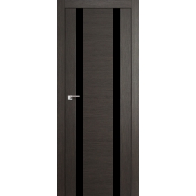 Двери остекленные Profildoors Серия X модерн, модель 63Х, Lacobel чёрный лак