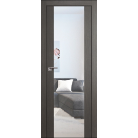 Двери остекленные Profildoors Серия X модерн, модель 8Х, Зеркальный триплекс 