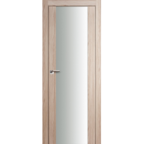 Двери в зал Profildoors Серия X модерн 8Х Капучино Мелинга Белый триплекс