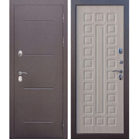 Российская металлическая дверь Дверь Гарда Isoterma Лиственница Мокко