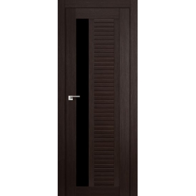 Двери Экошпон Profildoors Серия X модерн 31Х Венге мелинга, черный триплекс 