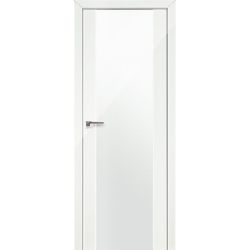 Двери частично остекленные глянцевая Profildoors Серия L Белый люкс белый триплекс 8L