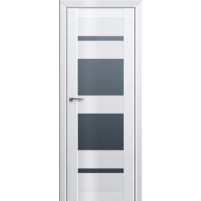 глянцевая Profildoors  Серия L Белый люкс графит 72L