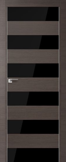 Profildoors Серия Z Грей Кроскут Черный лак 8Z 