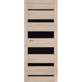 Profildoors Серия Z Капучино Кроскут, Черный глянец 18Z 