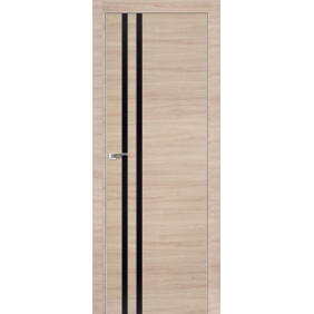 Profildoors Серия Z Капучино Кроскут, Черный глянец 19Z 