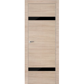 Profildoors Серия Z Капучино Кроскут Черный лак 3Z 