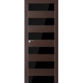 Profildoors Серия Z Венге Кроскут Черный лак 8Z 