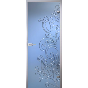 Двери стеклянные Стеклянная дверь Акма Flowers (Флауэрс) Лилия, стекло матовое