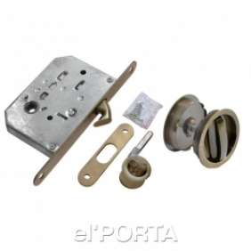 Комплект для раздвижных дверей MHS-1 WC AB, цвет - бронза