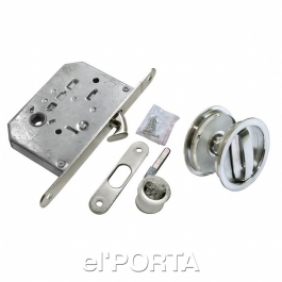 Комплект для раздвижных дверей MHS-1 WC SC, цвет - мат.хром