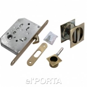 Комплект для раздвижных дверей MHS-2 WC AB, цвет - бронза