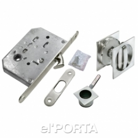 Комплект для раздвижных дверей MHS-2 WC SC, цвет - мат.хром