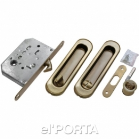 Комплект для раздвижных дверей MHS150 WC AB, цвет - бронза