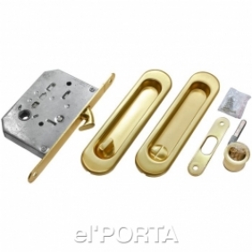 Комплект для раздвижных дверей MHS150 WC SG, цвет - мат. золото 