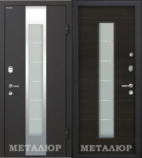 Дверь МеталЮр М35 Венге