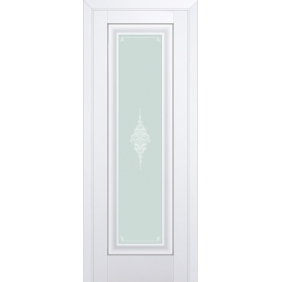 Двери Капучино Profildoors Серия U классика, модель 24U, кристалл матовое