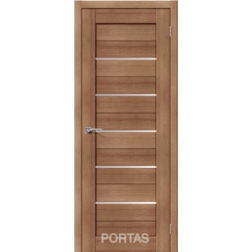 Двери частично остекленные Portas 22S(p) Орех карамель 