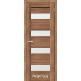 Двери частично остекленные Portas 23S(p) Орех карамель 