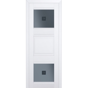 Двери Капучино Profildoors Серия U классика, модель 6U, графит-узор