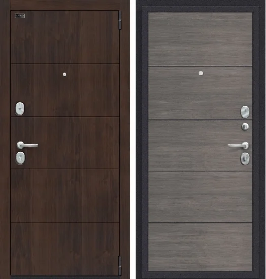 Дверь Эльпорта Porta S 4.П50 Almon 28/Grey Veralinga