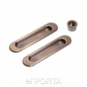 Ручка для раздвижных дверей SH01 AB, цвет - бронза 