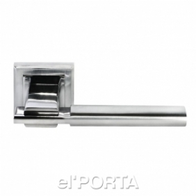 Ручка дверная DIY MH-13 SC/CP-S, "Упоение", цвет - мат.хром/хром