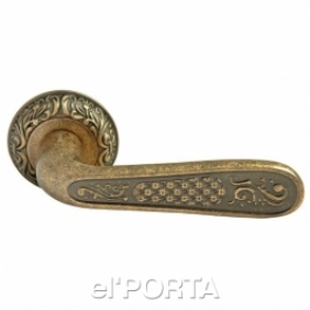  Ручка дверная RAP-CLASSIC 1 OMB, цвет - старая матовая бронза
