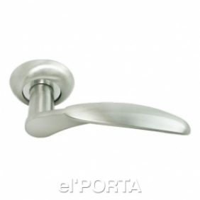 Ручка дверная RAP 5 SN, цвет - белый никель 