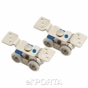 Система крепления (ролики) для раздвижных дверей W-100 (60 кг, фикс.)