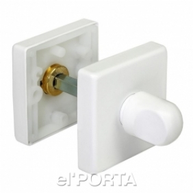 Фиксатор (завёртка) LUX-WC-Q  BIA, цвет - белый