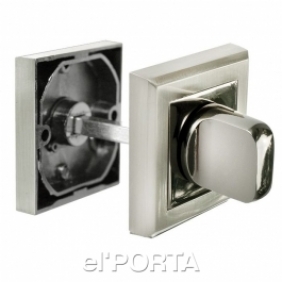 Фиксатор (завёртка) MH-WC-S SN/BN, цвет - бел. никель/черн. никель