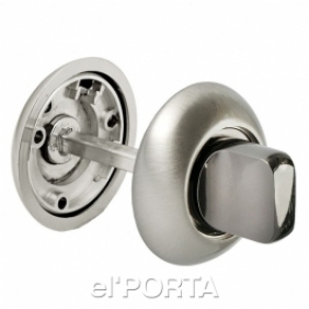 Фиксатор (завёртка) MH-WC SN/BN, цвет - бел. никель/черн. никель