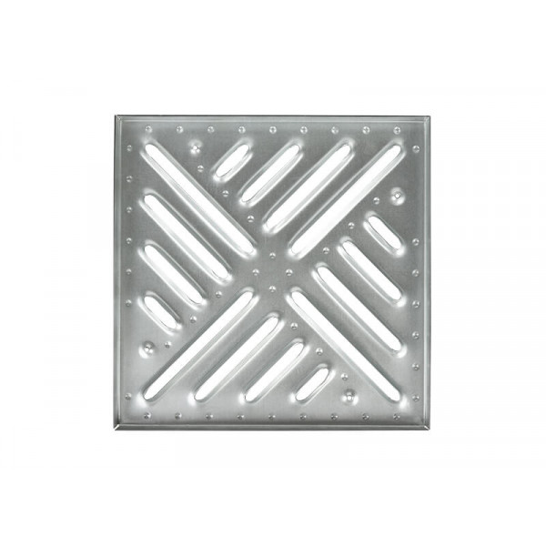 Решетка водоприемная к дождеприемнику Ecoteck 300х300 стальная штампованная