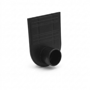 Заглушка-переходник для лотков пластиковых Ecoteck Стандарт 100.125 и 100.175 (черный)