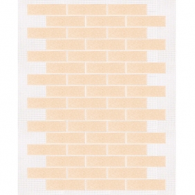 Фасадная панель АМК Кирпич однотонный 101