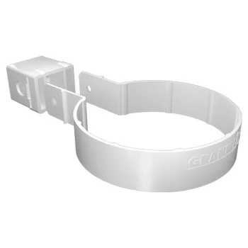 Grand Line Standart Хомут трубы Kliker ПВХ белый