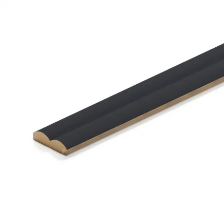Профиль Старт-Финиш Stella МДФ Wave De Luxe Black lead 2700x55x16 мм